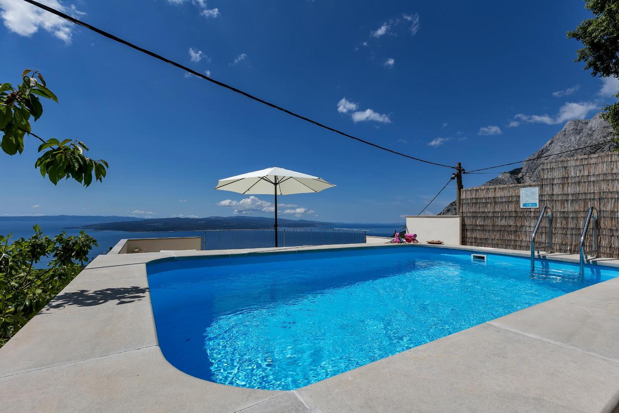 Holiday Home Marta With Heated Pool,Grill,Sea View Bast Bagian luar foto